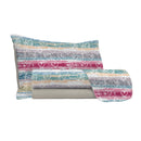 Set Lenzuola con Stampa Sopra Sotto e Federe Love Lines Varie Misure