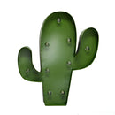 Cactus in metallo verde con led cm 25,5x30,5x5