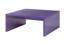 Tavolino Quadrato da Salotto in Melamina 81x81x36cm TFT  Boost Viola