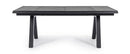 Tavolo Allungabile da Giardino 205-265x103x78h cm Krion Antracite