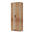 Scarpiera armadio 182x71x38 cm Gabriella noce country