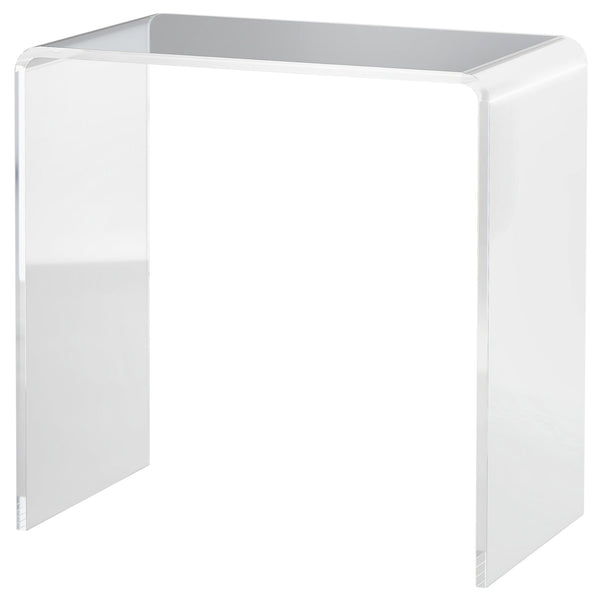 sconto Tavolino da Salotto a Forma di U 53,5x30,5x53,5 cm in Acrilico Trasparente