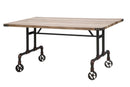 Tavolo da Pranzo Manhattan 160x91,5x76 cm in Ferro e MDF