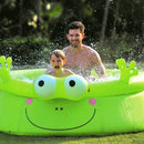 Piscina Fuori Terra Gonfiabile Autoportante per Bambini 175x62cm Jilong Rana Verde