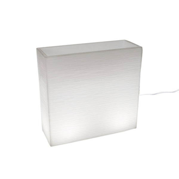 sconto Vaso Luminoso da Esterno 79x74,7x29,1 cm In Polietilene Elegnace Led Bianco Neutro