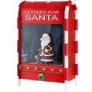 Cassetta Postale per Letterina di Babbo Natale Decorazione Natalizia con Luci