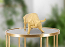 Statua Toro Decorativo 19,5x9,9x10,6 cm in Poliresina