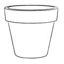 Vaso in Polietilene Standard One Antracite Varie Misure