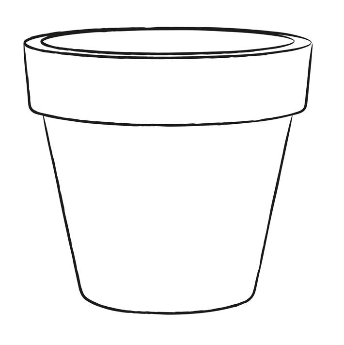 Vaso in Polietilene Standard One Antracite Varie Misure
