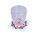 Set 6 Sottobicchieri 10x10x1 cm  in Ceramica VdE Tivoli 1996 Barrio