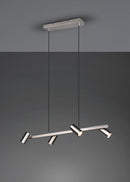 Lampada a Sospensione da Interno Attacco GU10 in Metallo Nickel Opaco