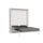 Lit double escamotable gain de place Kentaro H210 cm Blanc
