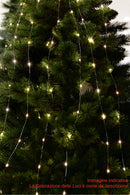 Mantello Luminoso di Natale Multicolor da Esterno-Interno Soriani Varie Misure
