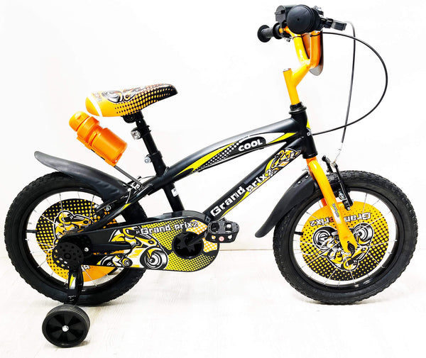 Vélo enfant 14" 2 freins avec bouteille d'eau et bouclier avant noir prezzo
