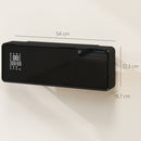 Stufa Ceramica 2000W a Parete con 3 Modalità Temperatura Regolabile Timer Telecomando Blocco Bambini Nero      