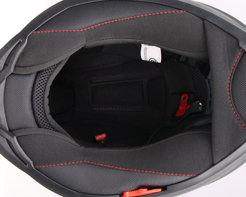 Casco Integrale per Scooter Visiera Lunga CGM Silverstone 317G Arancione Fluo Opaco Varie Misure