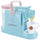 Macchina per Caffè Giocattolo per Bambini Eroga Acqua Gioco Realistico Blu