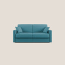Divano Letto 3 Posti 206x92x96 cm in Tessuto Azzurro