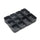 Emuca Tidy Gris Anthracite Tiroir de Salle de Bain Organisateur Conteneurs 10 Cubes en Technplastic