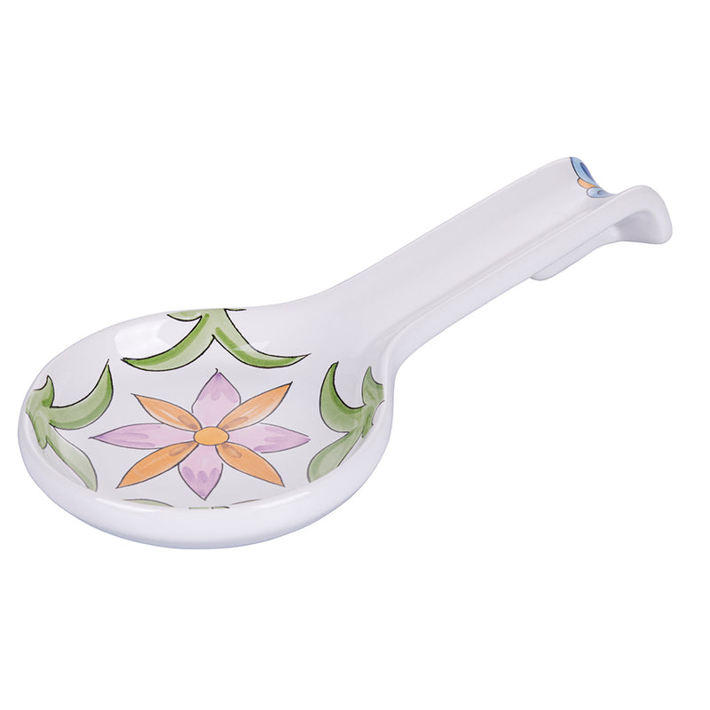 Poggiamestolo 27,8x12,4x3,5 cm  in Ceramica VdE Tivoli 1996 Infinito Stromboli