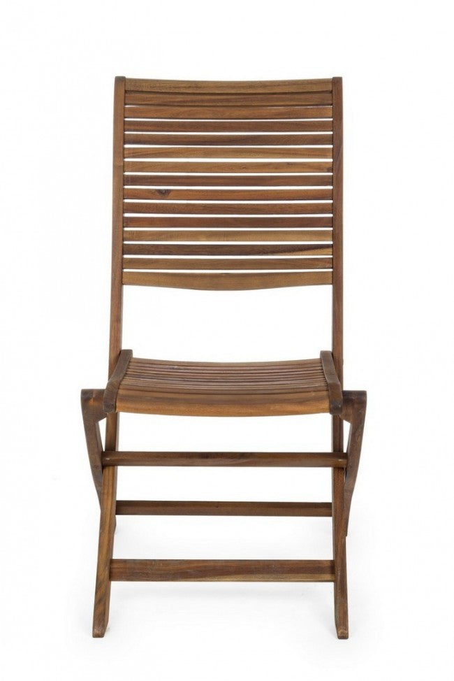 Set 2 Sedie da Giardino 50,5x64x93h cm Noemi Pieghevole 