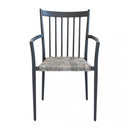 Sedia Martinica Impilabile 55x57x86 h cm in Alluminio Antracite