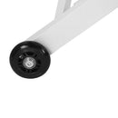 Lettino Prendisole da Giardino 194x63xH31 cm con ruote Oasi bianco