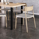 Set 4 Gambe Tavolo 50x50 mm in Acciaio Emuca Nero