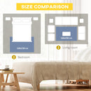 Tappeto Moderno 230x160 cm in Poliestere Grigio