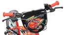 Bicicletta per Bambini 16" Disney Cars Freni Caliper e Stabilizzatori in Acciaio Hi-Ten Rosso