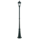 Lampada Palo Alto per Giardino Colore Nero da Esterno Linea Esagonale Sovil