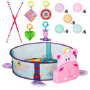 Palestrina Box Tappeto Neonato Bambino Maialino con Recinto Palline Idea Regalo