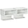 Set de 2 Chevets Suspendus 40x29,5x33,5 cm en MDF Bianchi