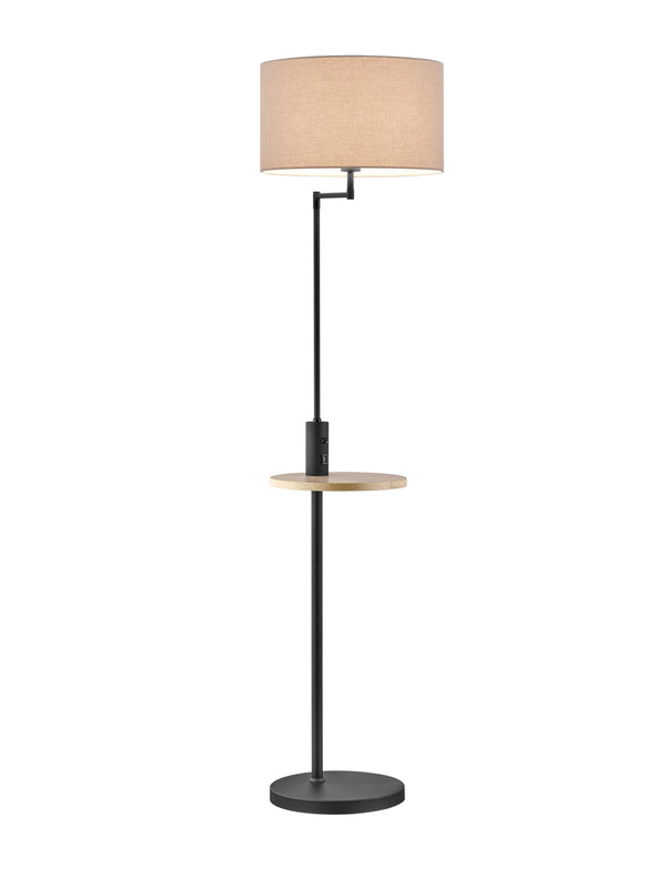 Lampadaire d'intérieur E27 en métal noir mat online