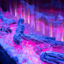 Camino Elettrico da Incasso 66x166x44 cm Effetto Fiamma 1500W Haiti 60 Nero