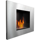 Camino a Bioetanolo da Parete 68,5x53,4 cm Flig New York Saty Con Vetro