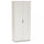 Armoire 2 Portes 75x38x174 h cm en Aggloméré Bilaminé Blanc