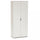 Armoire 2 Portes 75x38x174 h cm en Aggloméré Bilaminé Blanc