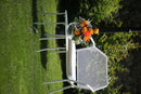 Tavolino da Giardino Rotondo Ø45cm in Metallo Austin Bianco