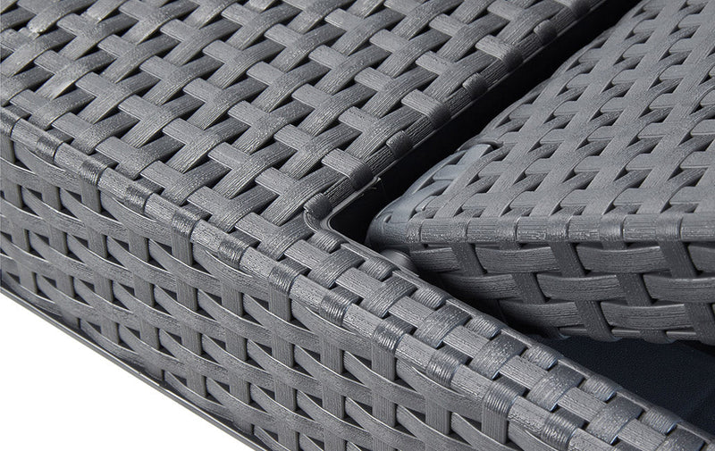 Lettino Prendisole da Giardino 187,5x58x29 cm in Resina Keter Jaipur Antracite