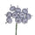 Lot de 24 Pics Pomme Paillettes H12,5 cm Argenté