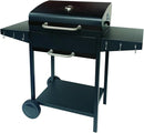 Barbecue a Carbonella 119x61x102 cm America Griglia in Acciaio Inox 430 Nero  