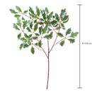Set 2 Rami Artificiali Foglie Variegate 103 cm