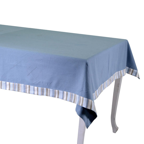 Tovaglia Rettangolare 140x180 cm in Cotone 180 GSM Stripe Avio online