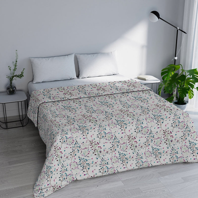 Trapuntino Estivo in Microfibra 100 gr con Stampa Flor Basic Varie Misure