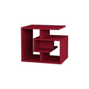 Tavolino da salotto 54x40x45 cm Labirent bordeaux