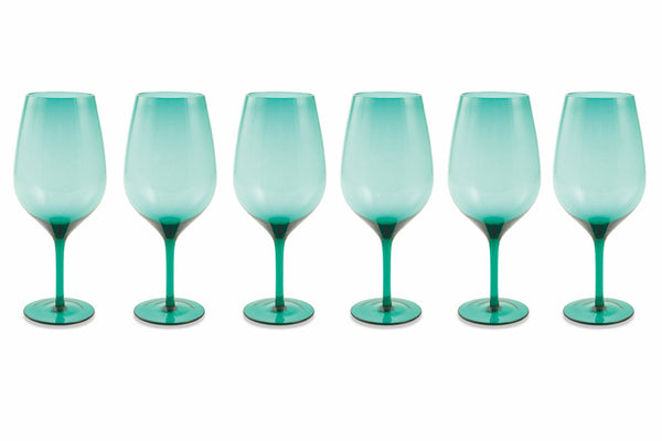 Set de 6 Verres Ø7x25 cm en Verre VdE Tivoli 1996 Happy Hour Verdi prezzo