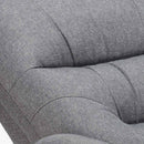 Poltrona Alzapersona Elettrica 1 Motore 77x79x115 cmin Tessuto Grigio Scuro