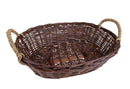 Cesto Ovale Nat 75x57x20 cm