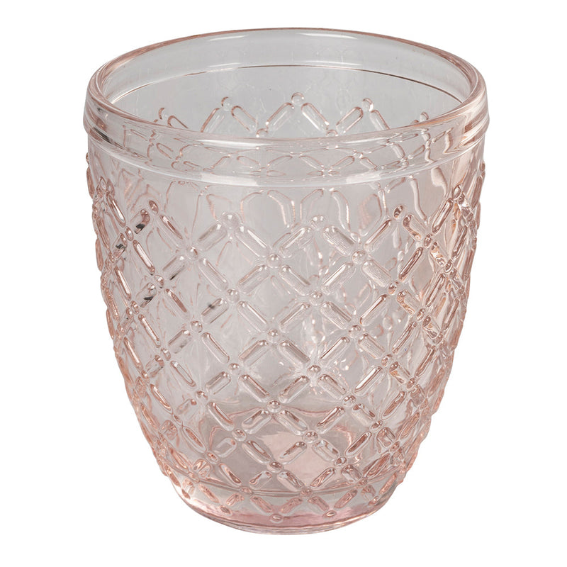 Set 6 Bicchieri Acqua Castle Provence in Vetro VdE Tivoli 1996 Viola